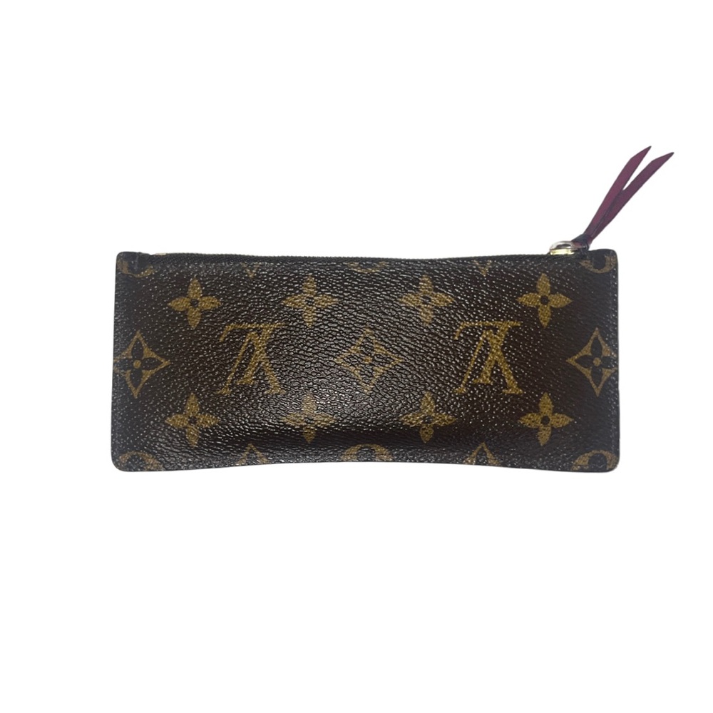 Louis Vuitton Brown Monogram Zip Wallet